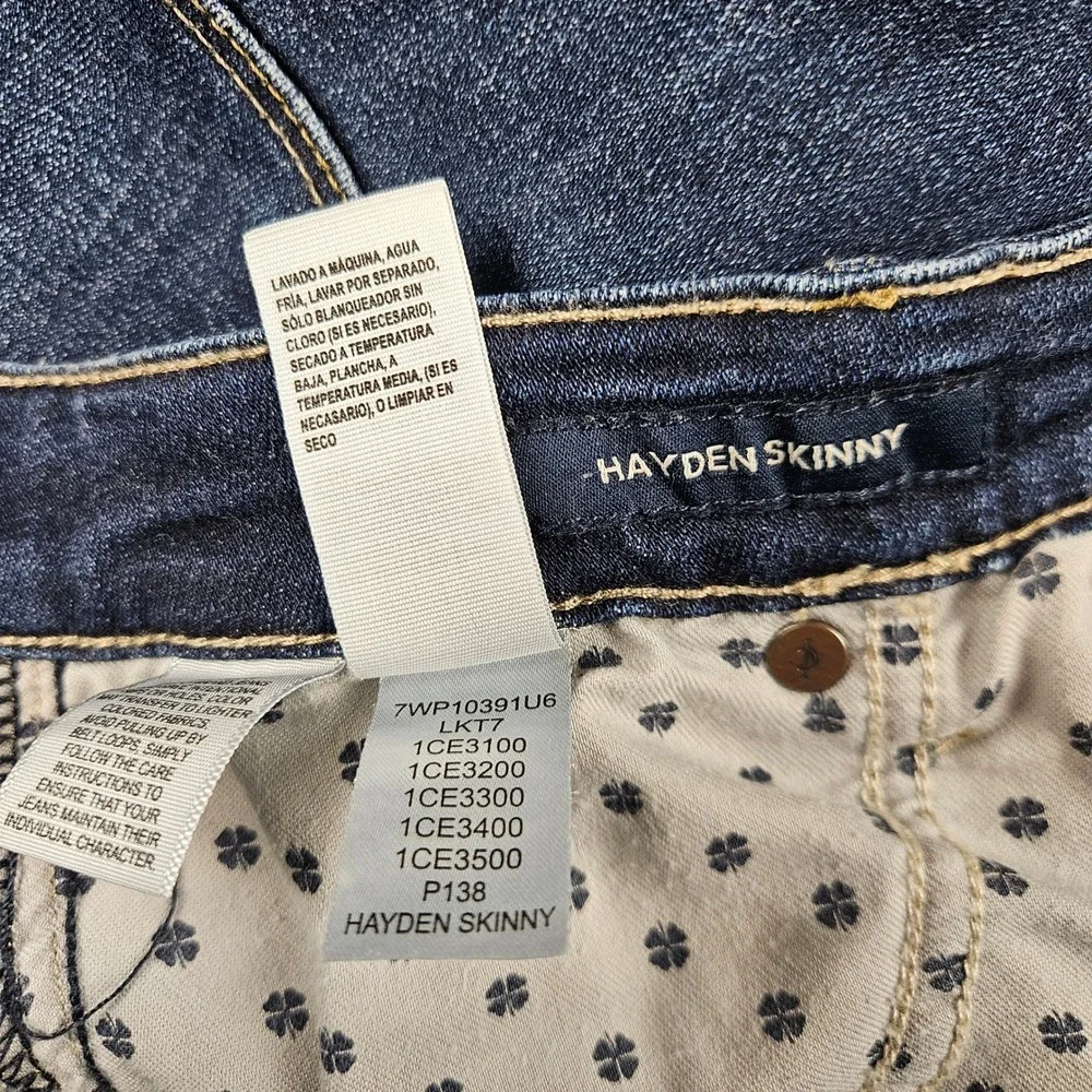 Lucky Brand Hayden Skinny Jeans Womens 2/26 Dark Wash Blue Denim 7WP10391U6